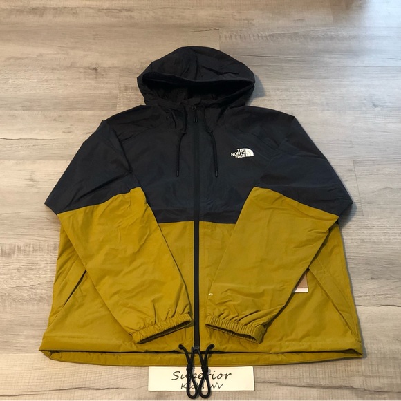 The North Face Men’s Antora Rain Hoodie “TNF Black/Mineral Gold” - Picture 1 of 4
